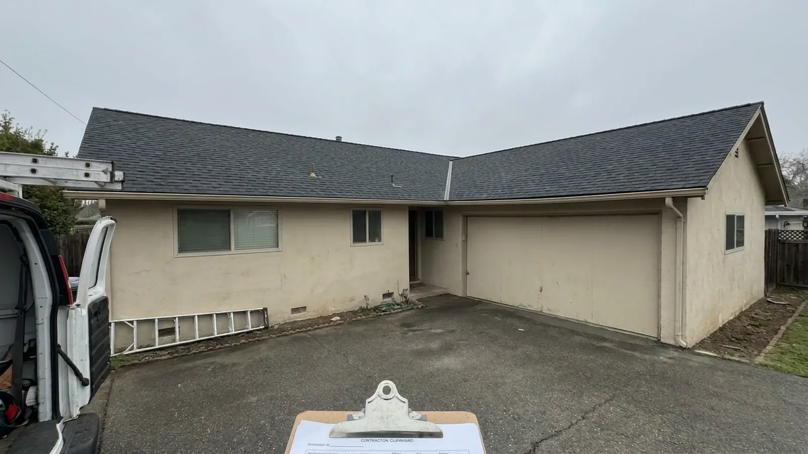 finished roof